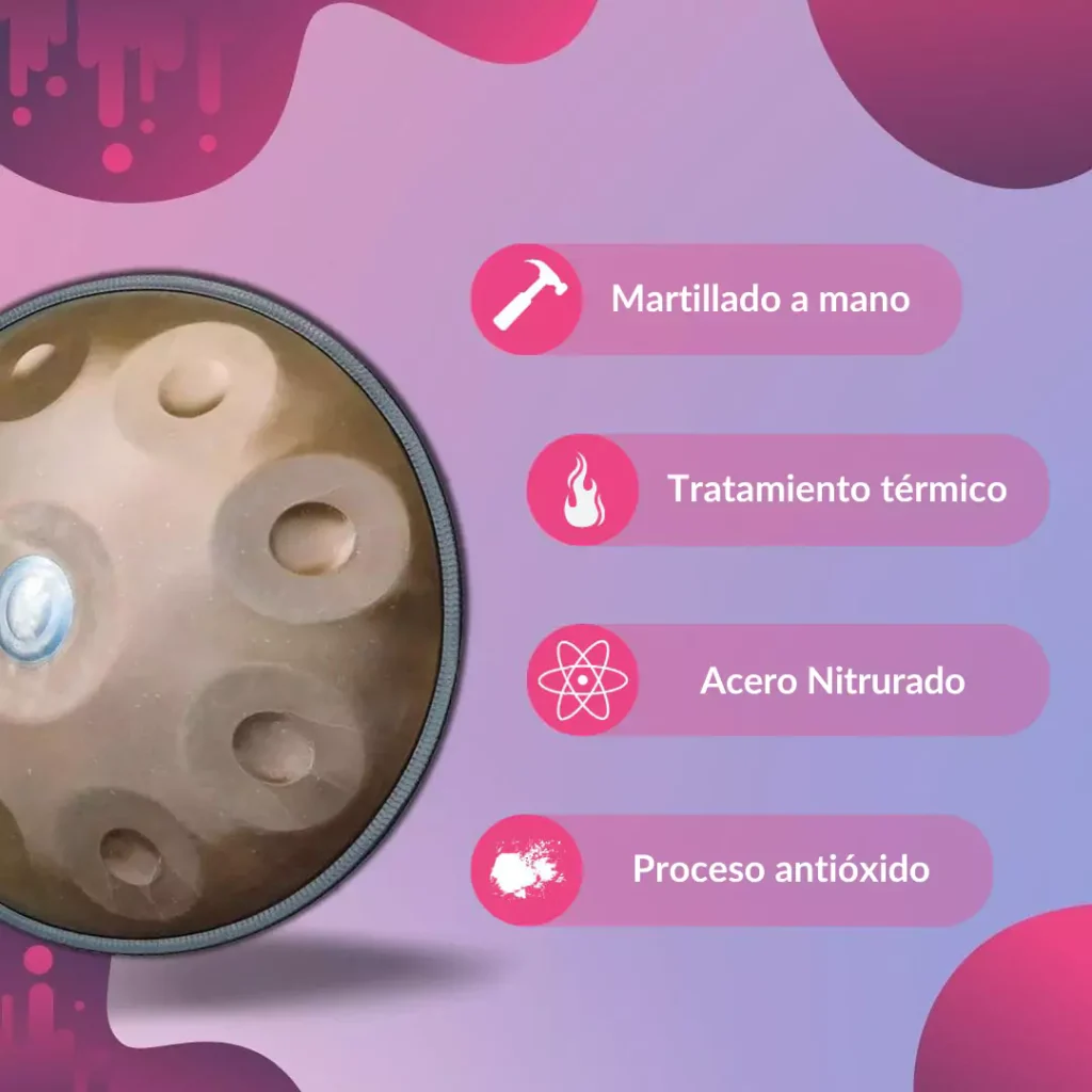 Handpan SandStorm – 10 Notas – D (Re) Menor