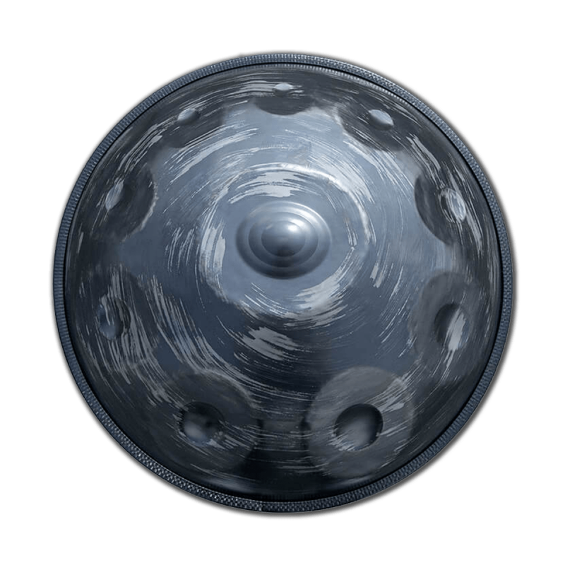 Black Meteor Handpan – 10 Notes – D Minor