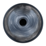 Black Meteor Handpan – 10 Notes – D Minor