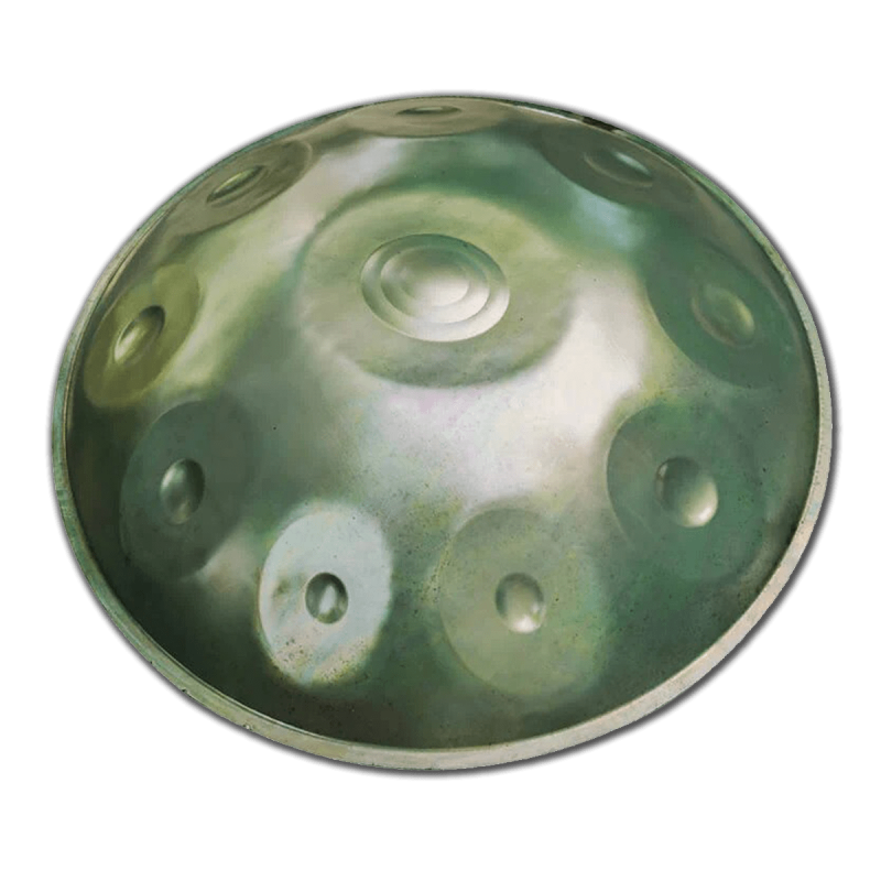 Handpan 10 Notes - Emerald Shell - D Minor