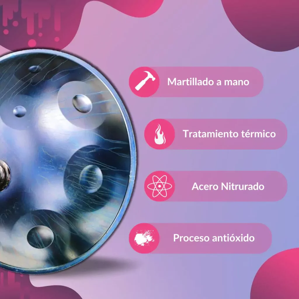 CosmoPan – Handpan DeepBlue – 11 Notas – D (Re) Menor