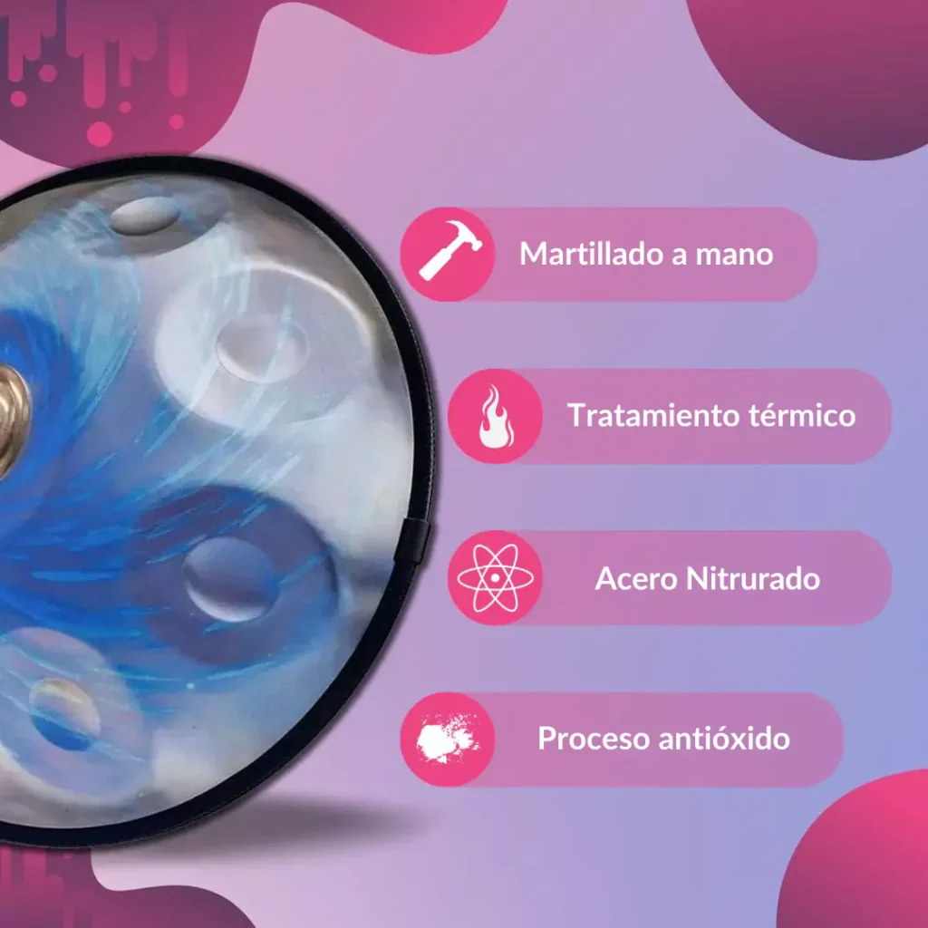 CosmoPan – Handpan Vortex – 10 Notas – D (Re) Menor