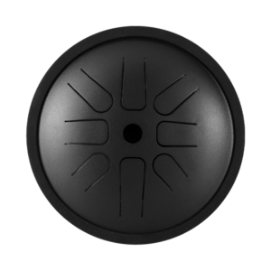 Steel Tongue Drum 8 notes Ré Majeur - 17,5 cm - Couleur Carbone (1)