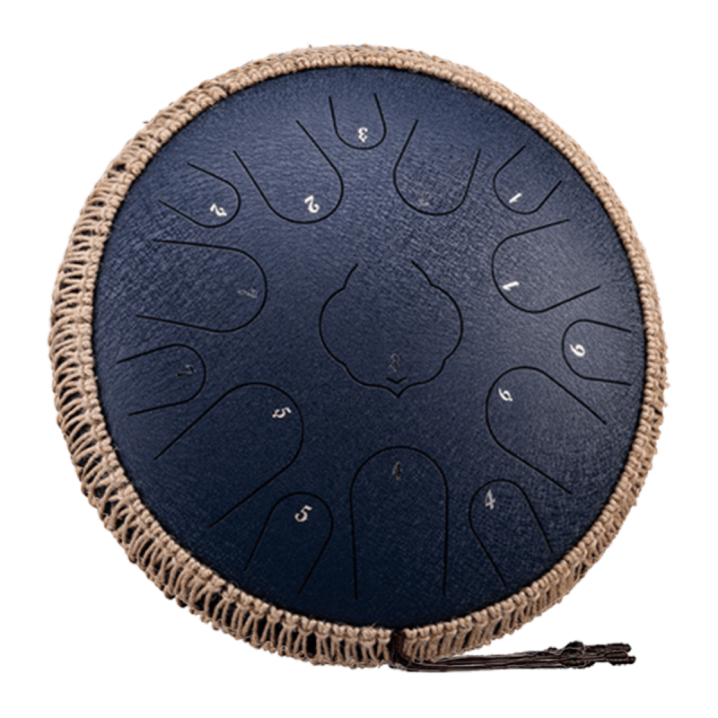 Steel Tongue Drum Carbon Steel 15 notes 36cm – C Major – 11 colours