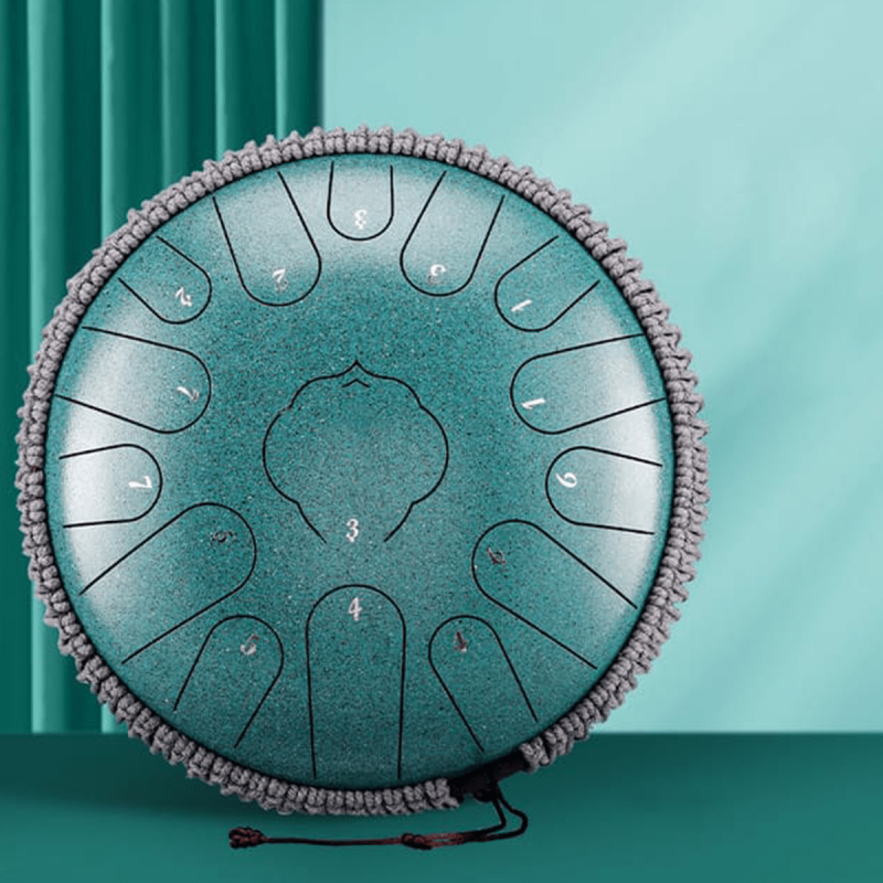 Steel Tongue Drum Carbon Steel 15 notes 36cm – C Major – 11 colours
