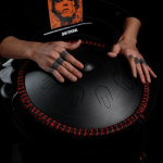 Steel Tongue Drum 9 notes 38cm Carbon Colour – D Kurd