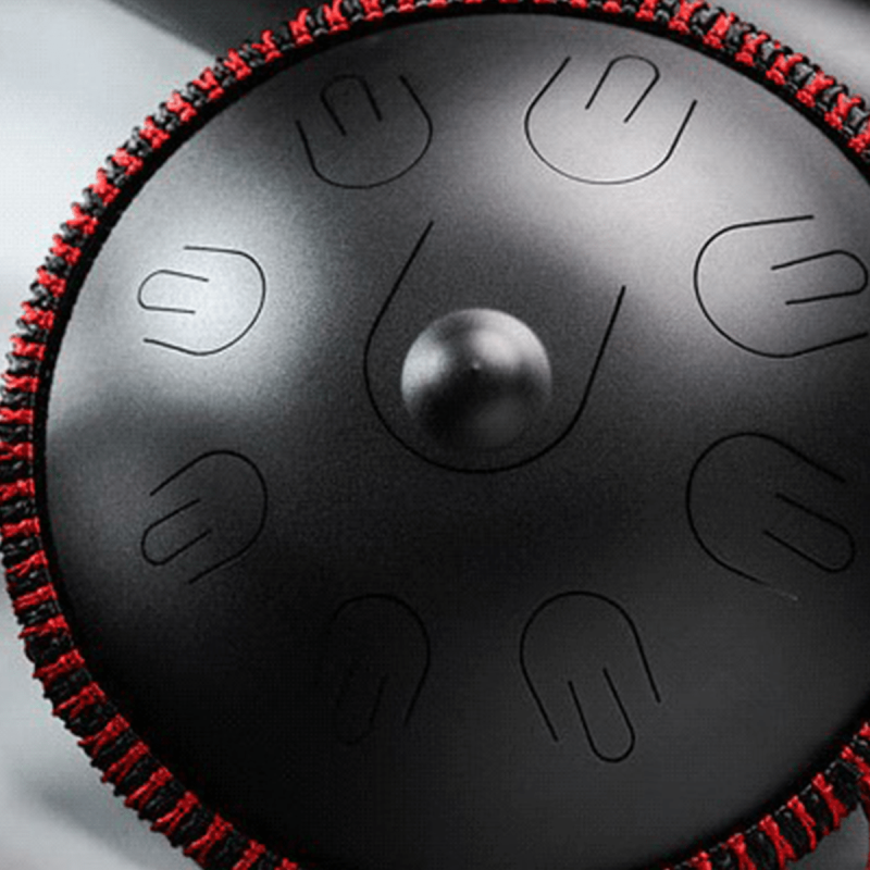 Steel Tongue Drum 9 notes 38cm Carbon Colour – D Kurd